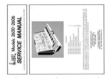 ARP-2600_2606.Synthesizer preview