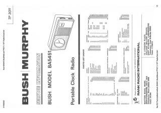 Bush-BA5451(BushManual-TP3011)-1977.RadioClock preview