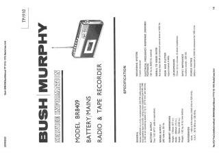 Bush-BR8409(BushManual-TP1910)-1975.RadioCass preview