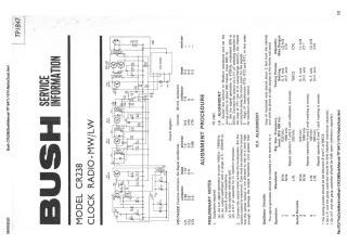 Bush-CR238(BushManual-TP1847)-1973.RadioClock preview