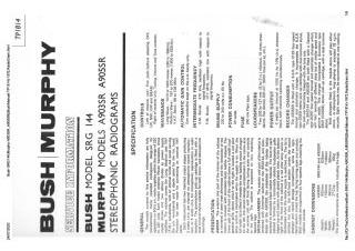 Bush-SRG144(Murphy-A903SR_A905SR)(BushManual-TP1814)-1972.RadioGram preview