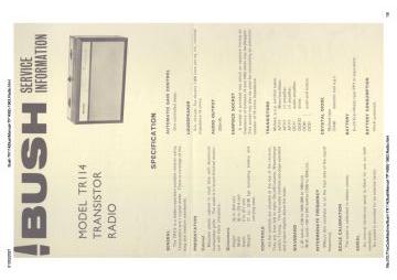 Bush-TR114(BushManual-TP1499)-1963.Radio preview