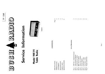 Bush-VHF91(BushManual-TP1368)-1961.Radio.2 preview