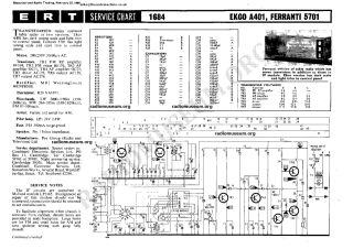 Ekco-A401(Ferranti-5701)(ERT-1684)-1969.Radio preview