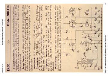 Ekco-MBT414(Ferranti-MBT1089)-1962.RTV.Radio preview