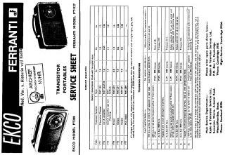 Ekco-PT208(Ferranti-PT1127).Radio preview