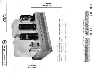 Fairchild-255(Sams-S0306F06)-1956.Amp preview