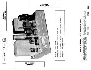Pedersen-W30(Sams-S0290F07)-1955.Amp preview