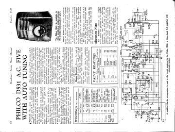 Philco-D531-1938.Broadcaster.Radio preview