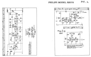 Philips BD483A 1001 Service Manual Ausgabe 04/58 auf blauer Pappe 