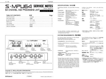 Roland-SMPU64-1998.Processor preview