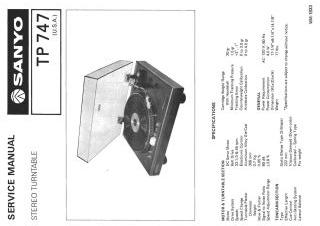 Sanyo-TP747-1976.Turntable preview